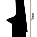 Clignotants V PARTS Hook LED noir universel