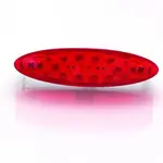 Feu arrière BIHR LED petit modèle rouge avec éclairage de plaque universel