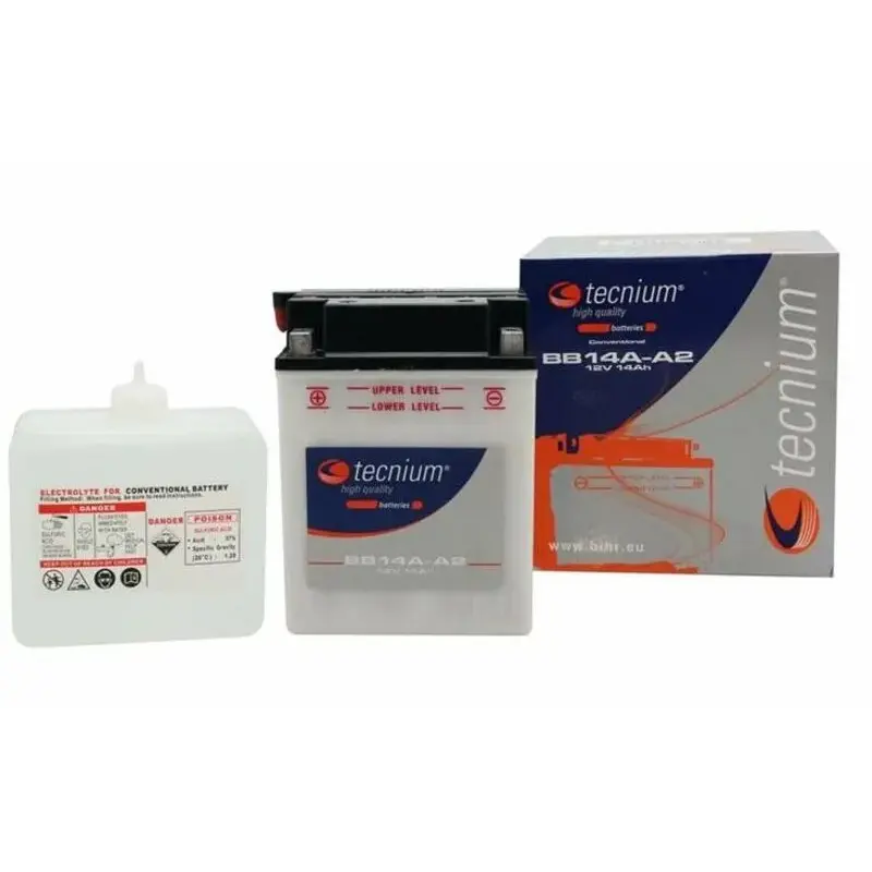 Batterie TECNIUM BB10L-B2 conventionnelle livrée avec pack acide