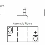 Batterie YUASA B38-6A conventionnelle