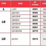 Anti-parasite NGK LB01EH noir pour bougie avec olive