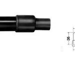 Anti-parasite NGK LB10FF noir pour bougie sans olive