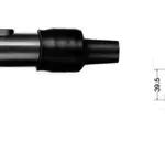 Anti-parasite NGK LD01F noir pour bougie sans olive