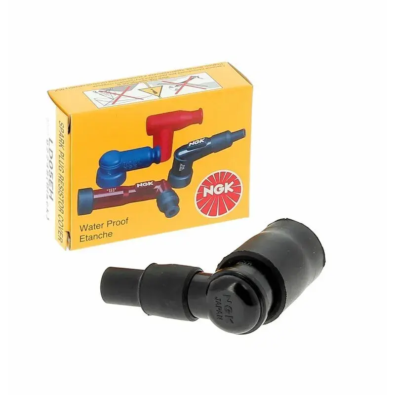 Anti-parasite NGK LD05EH noir pour bougie avec olive