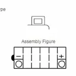 Batterie YUASA Y50-N18L-A3 conventionnelle