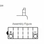 Batterie YUASA YB12A-A conventionnelle