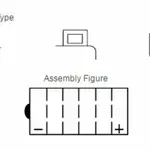 Batterie YUASA YB12AL-A2 conventionnelle