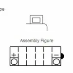 Batterie YUASA YB12B-B2 conventionnelle