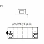Batterie YUASA YB14-A2 conventionnelle