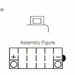 Batterie YUASA YB14-B2 conventionnelle