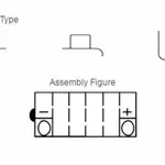 Batterie YUASA YB16AL-A2 conventionnelle