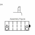 Batterie YUASA YB9-B conventionnelle