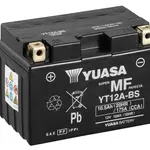 Batterie YUASA YT12A-BS sans entretien livrée avec pack acide