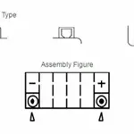 Batterie YUASA YTX14L-BS sans entretien livrée avec pack acide