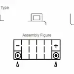 Batterie YUASA YTX20L-BS sans entretien livrée avec pack acide