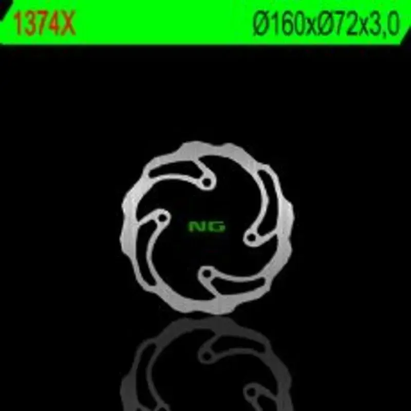 Disque de frein NG 1374X pétale fixe