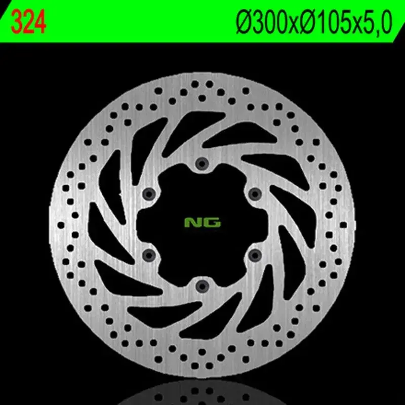 Disque de frein avant gauche NG 324 rond fixe