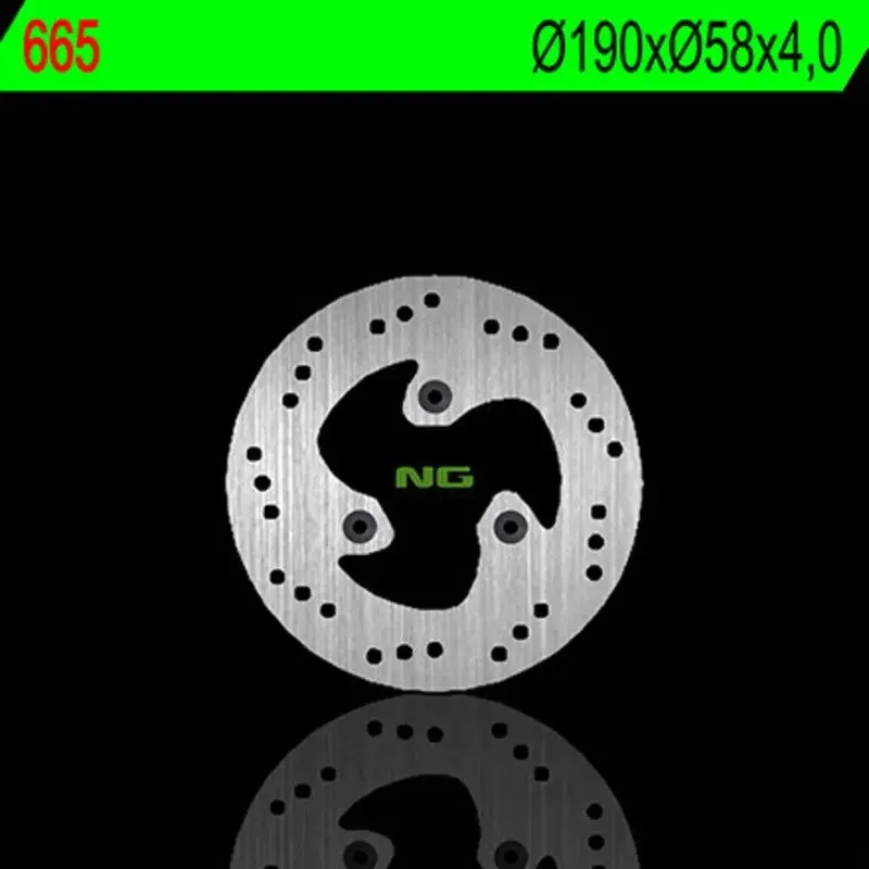 Disque de frein NG 665 rond fixe