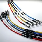 Durite de frein avant VENHILL noir/raccord inox KTM SX65