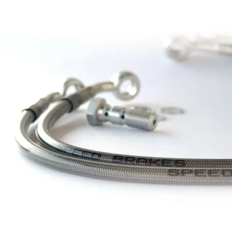 Durite de frein arrière d'aviation SPEEDBRAKES carbone/raccord noir YAMAHA XJ 900 S DIVERSION