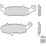 Plaquettes de frein BREMBO 07KA18LA métal fritté Kawasaki ER5