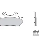 Plaquettes de frein BREMBO 07HO10LA métal fritté Honda XL600V Transalp