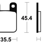 Plaquettes de frein TECNIUM MF59 métal fritté