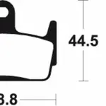 Plaquettes de frein TECNIUM ME210 organique