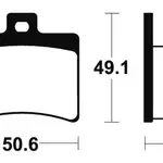 Plaquettes de frein TECNIUM ME247 organique