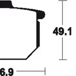 Plaquettes de frein TECNIUM MA17 organique