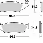 Plaquettes de frein BRAKING 772CM46 métal fritté