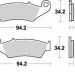 Plaquettes de frein BRAKING 772CM46 métal fritté