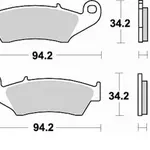 Plaquettes de frein BRAKING 772CM44 métal fritté