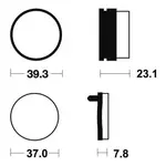 Plaquettes de frein TECNIUM MO137 métal fritté YAMAHA YFS 200 BLASTER