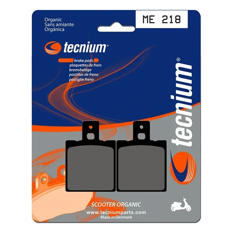 Plaquettes de frein TECNIUM ME218 organique