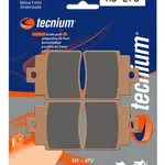 Plaquettes de frein TECNIUM MO275 métal fritté