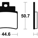 Plaquettes de frein TECNIUM MO275 métal fritté