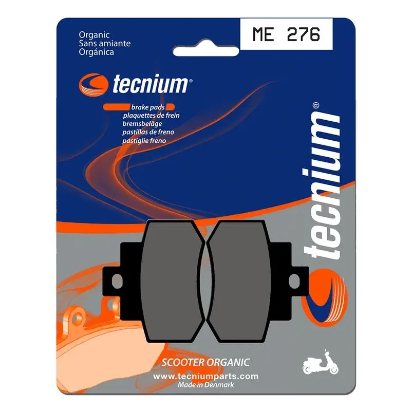 Plaquettes de frein TECNIUM ME276 organique