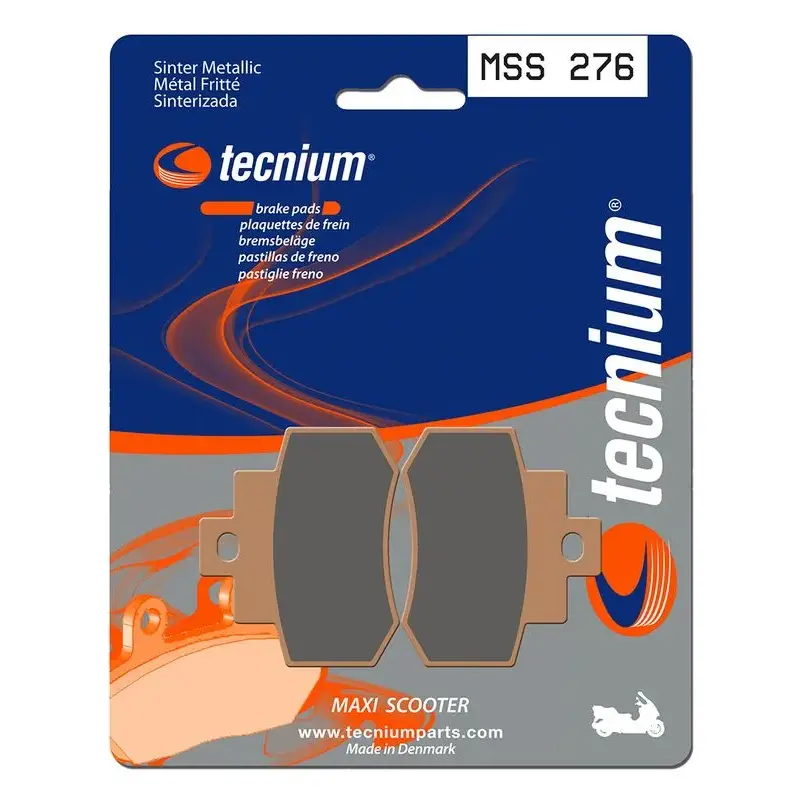 Plaquettes de frein TECNIUM MSS276 métal fritté