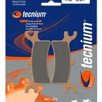 Plaquettes de frein TECNIUM MO287 métal fritté