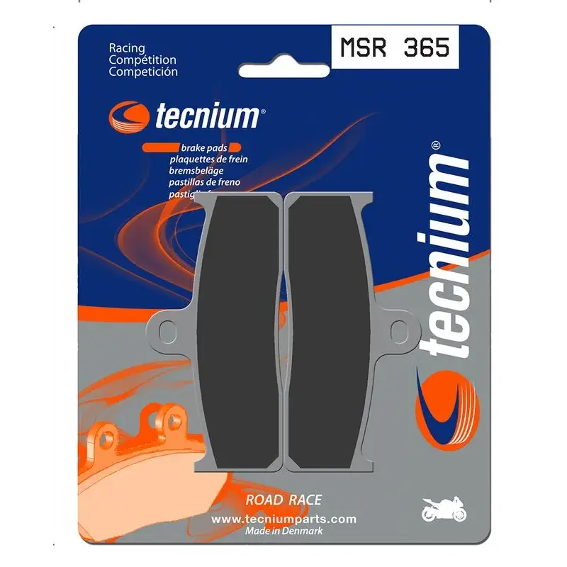 Plaquettes de frein TECNIUM MSR365 métal fritté