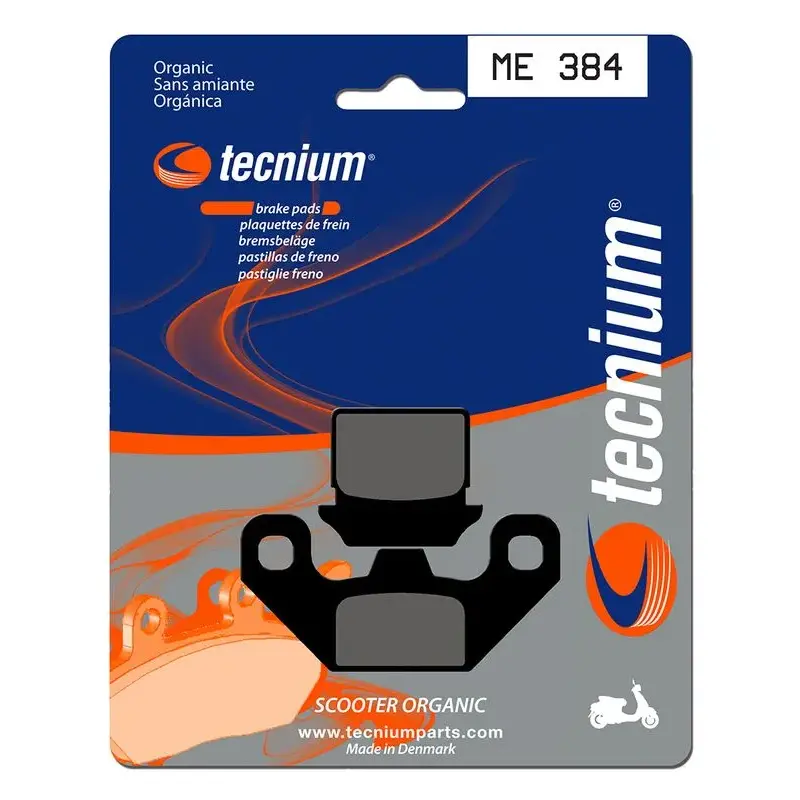 Plaquettes de frein TECNIUM ME384 organique