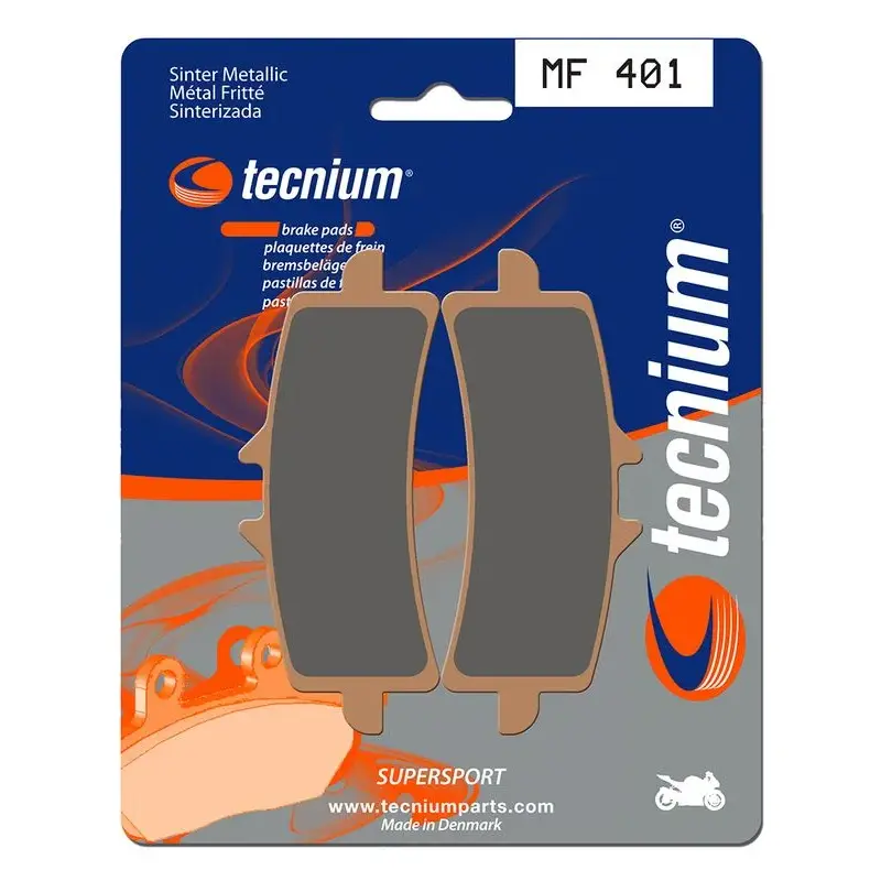 Plaquettes de frein TECNIUM MF401 métal fritté