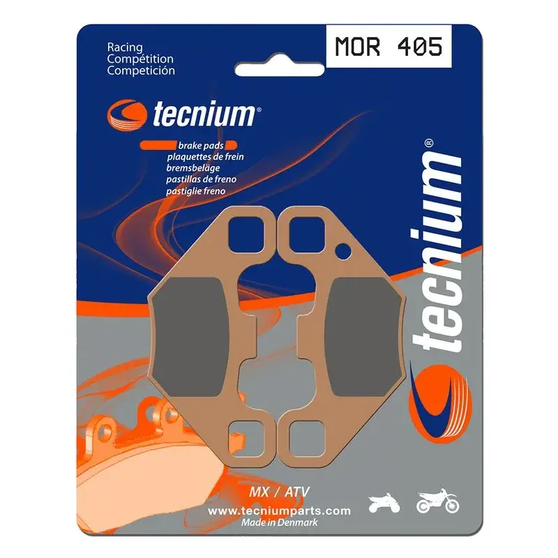 Plaquettes de frein TECNIUM MOR405 métal fritté