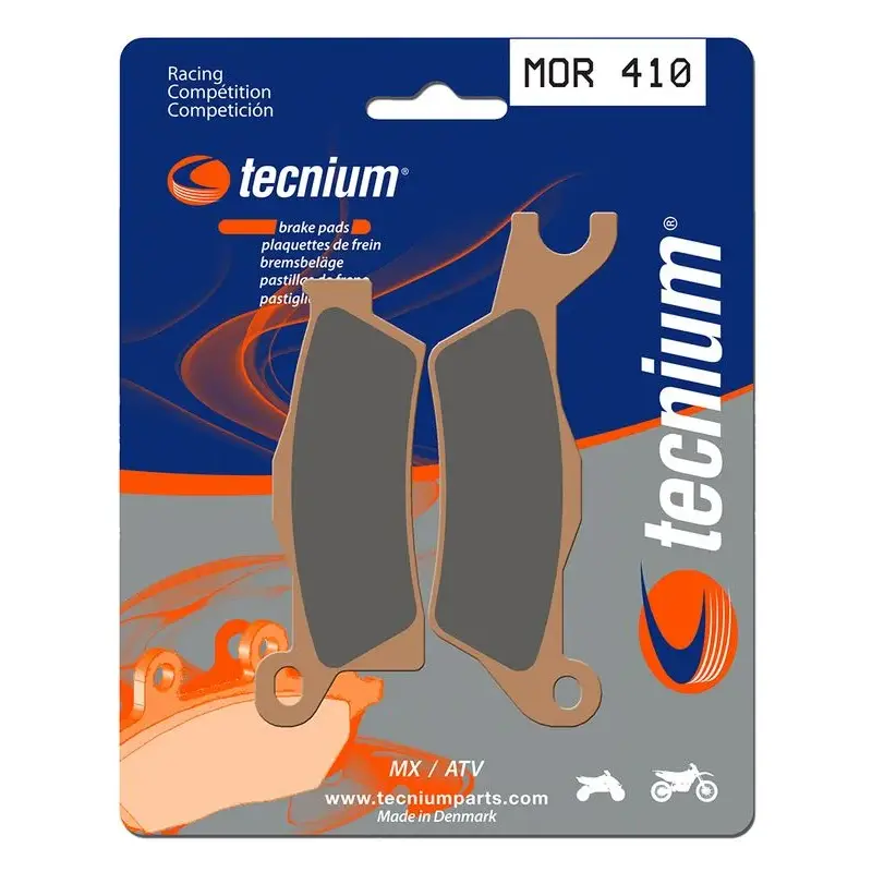 Plaquettes de frein TECNIUM MOR410 métal fritté