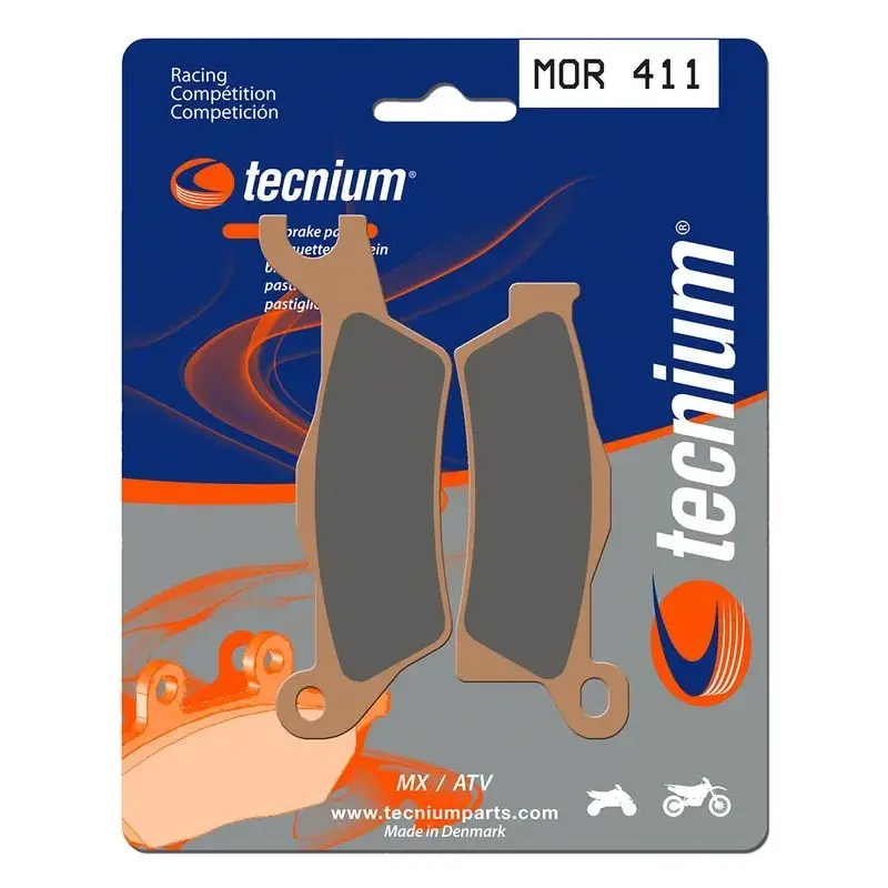 Plaquettes de frein TECNIUM MOR411 métal fritté