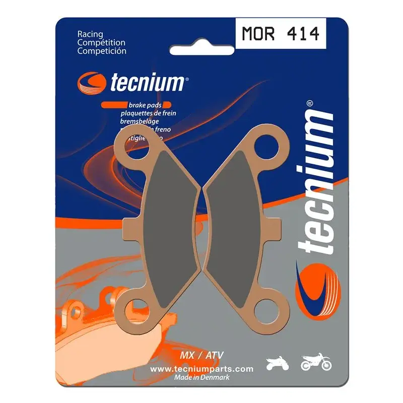 Plaquettes de frein TECNIUM MOR414 métal fritté