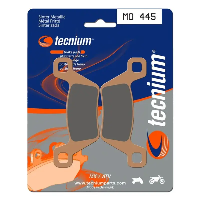 Plaquettes de frein TECNIUM MO445 métal fritté