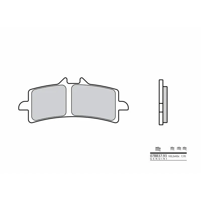 Plaquettes de frein BREMBO 07BB3793 sinter