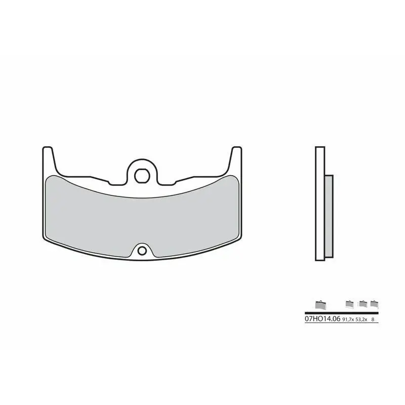 Plaquettes de frein BREMBO 07HO1406 organique Honda VF400F